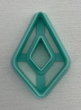 3D Printed Polymer Clay Cutter - Hollow #5 Hollow Kite