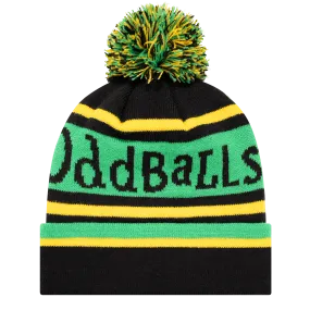 Black | Yellow | Green - Bobble Hat