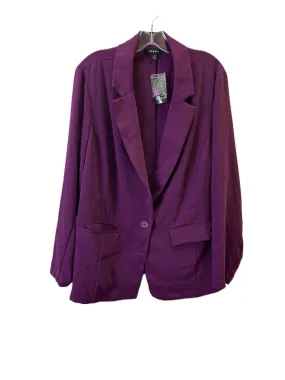 Blazer By Torrid In Purple, Size: 2x