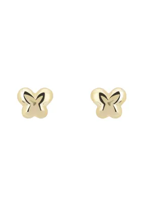 Butterfly Mini Stud Earrings Gold