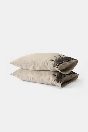 Cypress Washed Linen Pillowcases