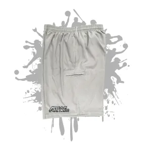 Light Grey Microfiber Stretch Short