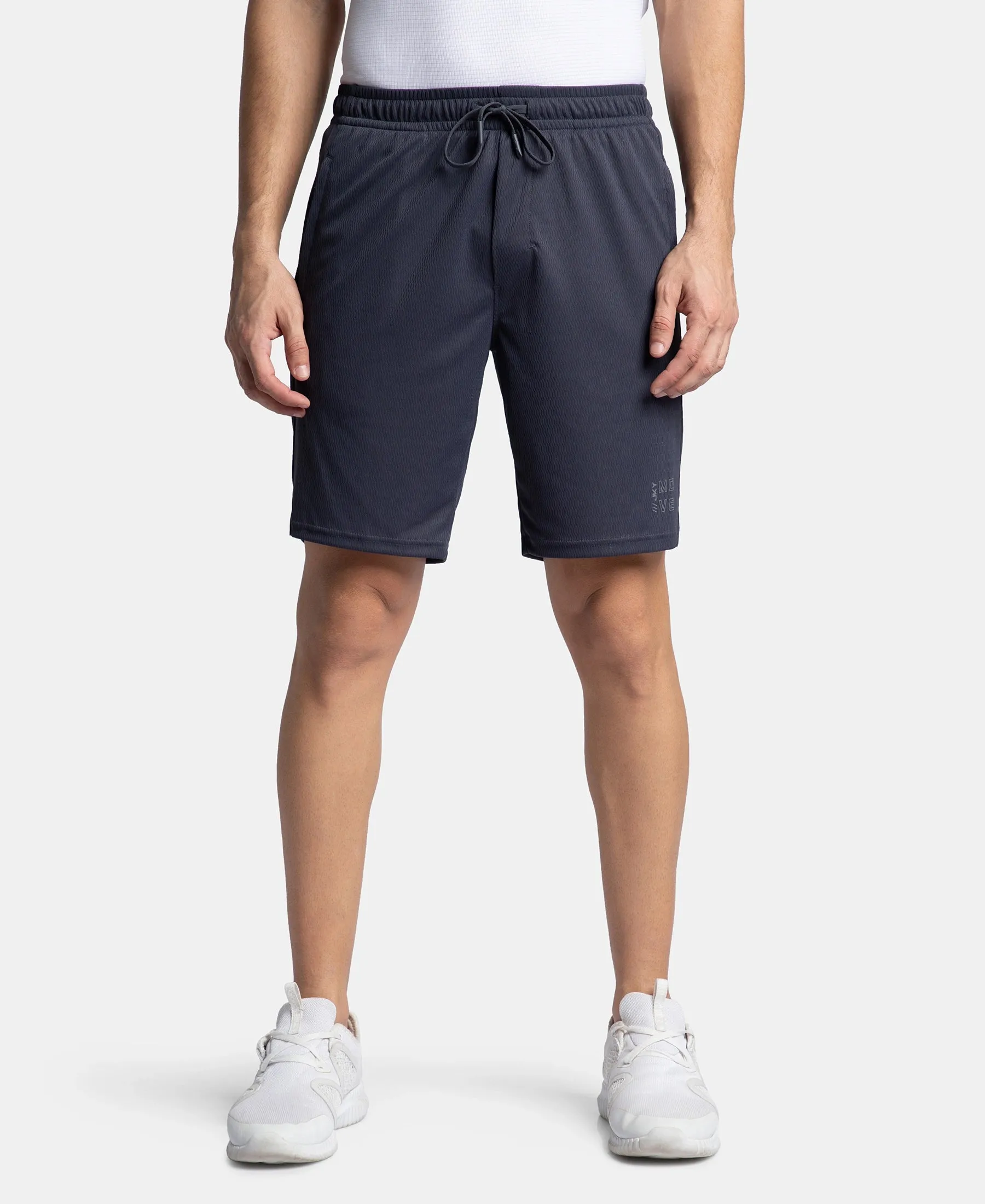 Lightweight and Breathable Microfiber Shorts with StayFresh Treatment - Graphite