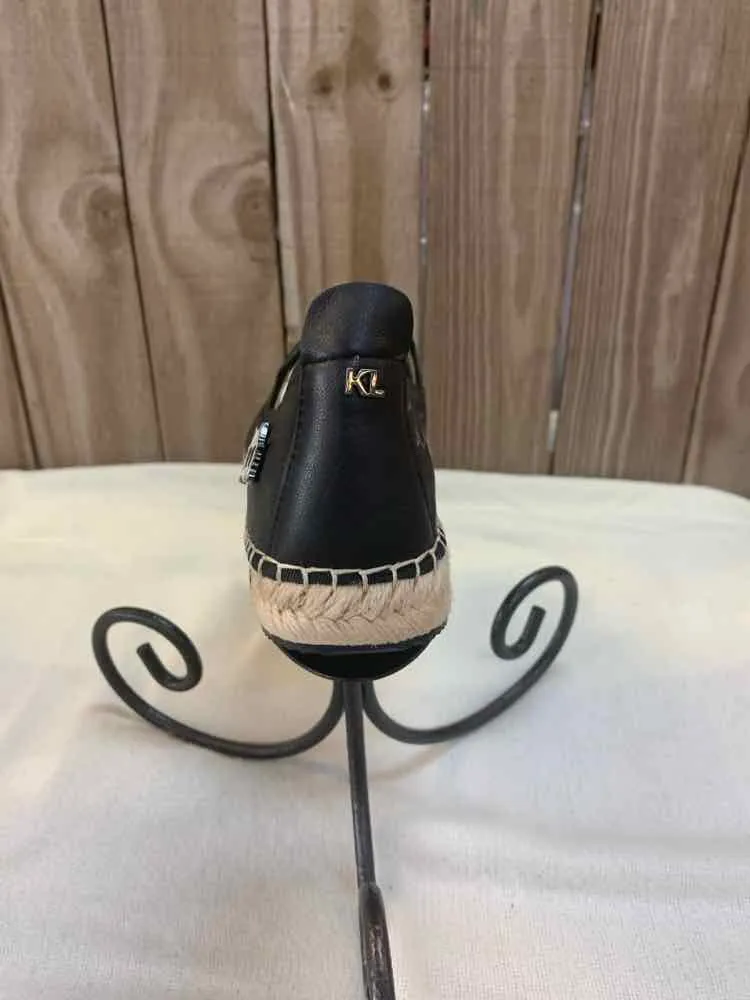 NWT KARL LAGERFELD SHOES 11 BLK/TAN LOAFER Shoes