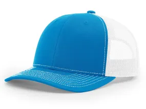 Richardson 112 Trucker - Cyan/White